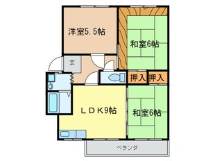 松葉コ－トの物件間取画像